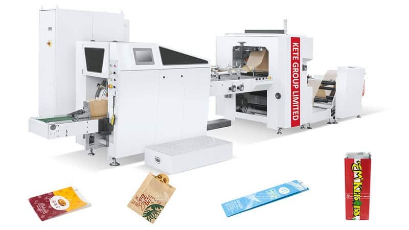 paper bag making machine