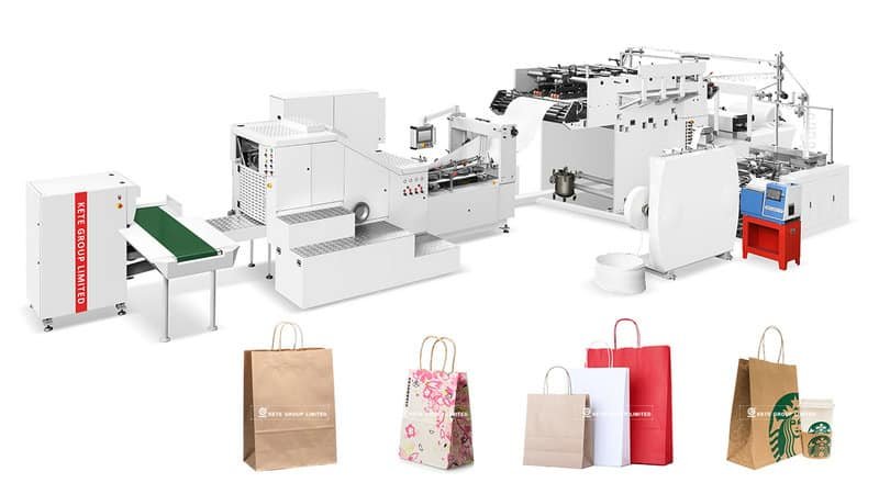 paper bag making machine